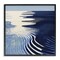 Stupell Industries Abstract Cobalt Ripples Framed Giclee, design by Walker Noble